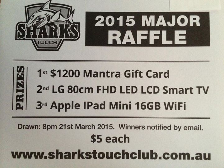 2015 Major Raffle